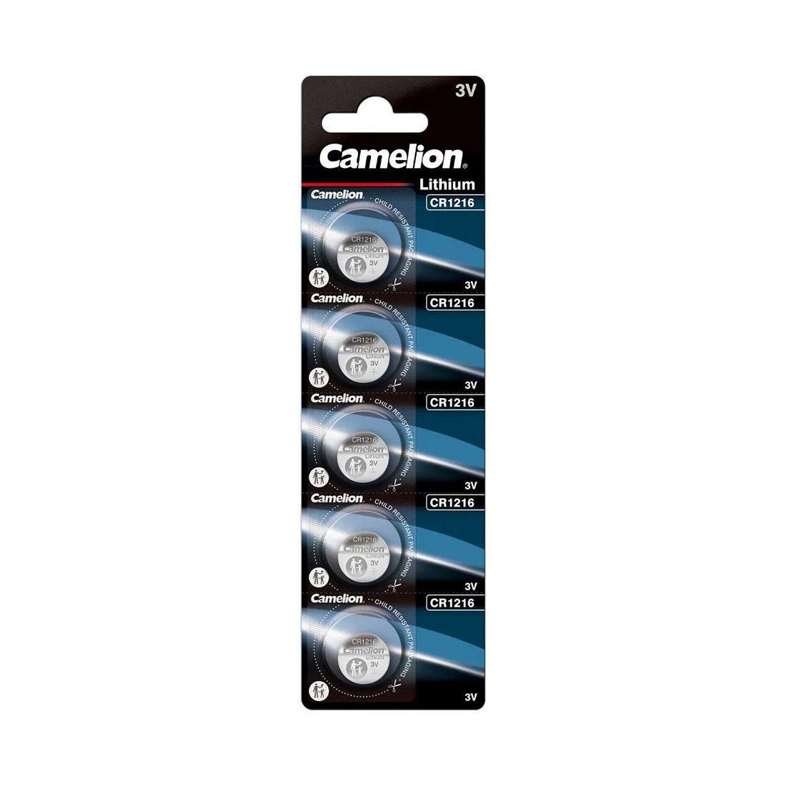 Батарейка CAMELION Lithium CR1216-BP5 5 шт. в блистере