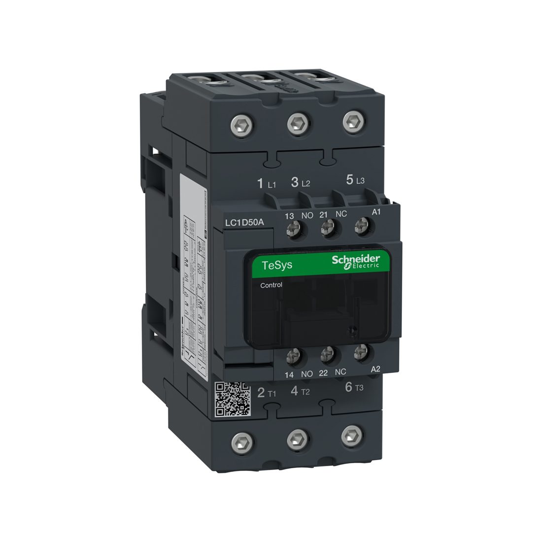 Контактор SE LC1D50AB7 3Р 50А 24В 50/60Гц винт.зажим E-Link