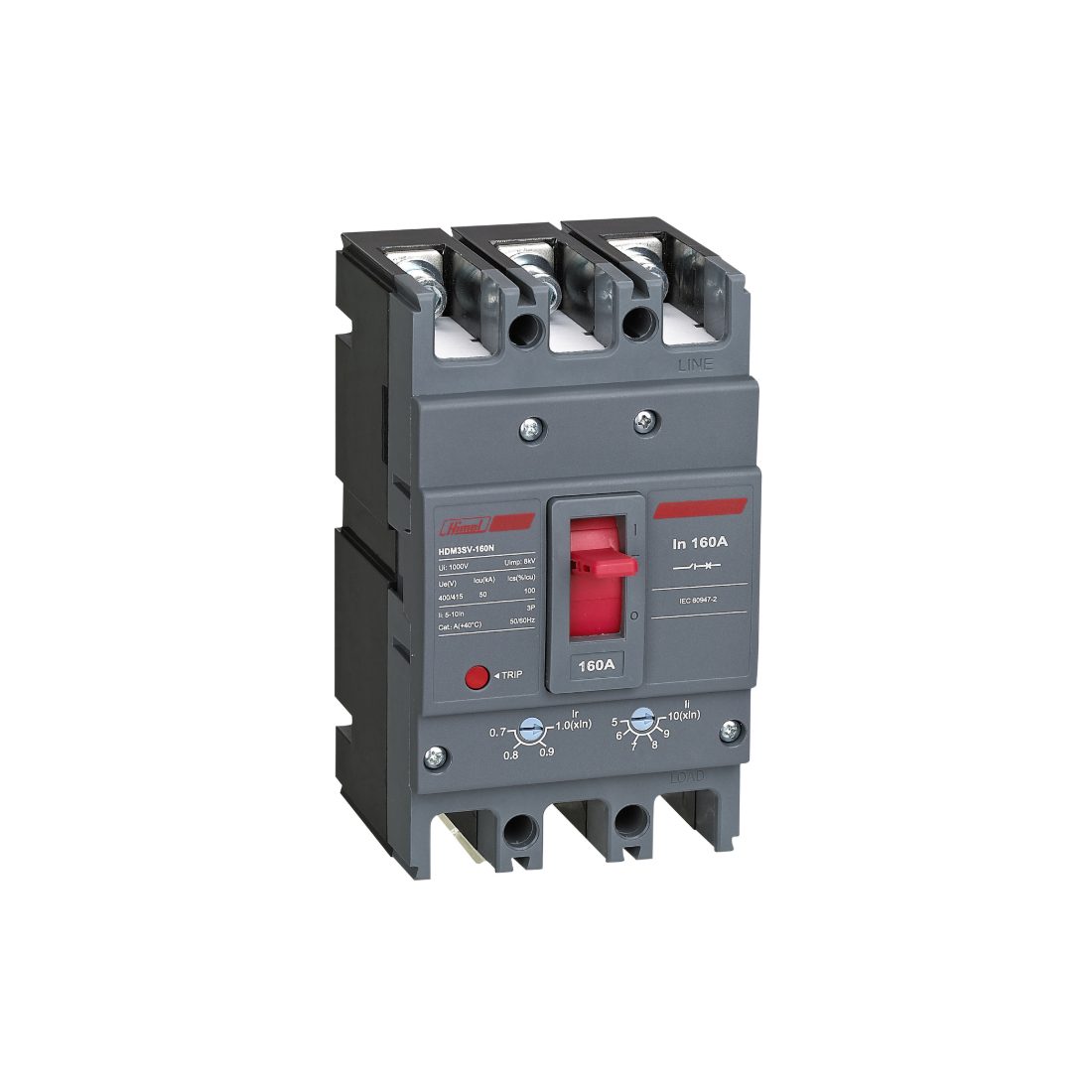 Автоматический выключатель Himel HDM3SV-160F 3P 160A 36kA с регулировкой